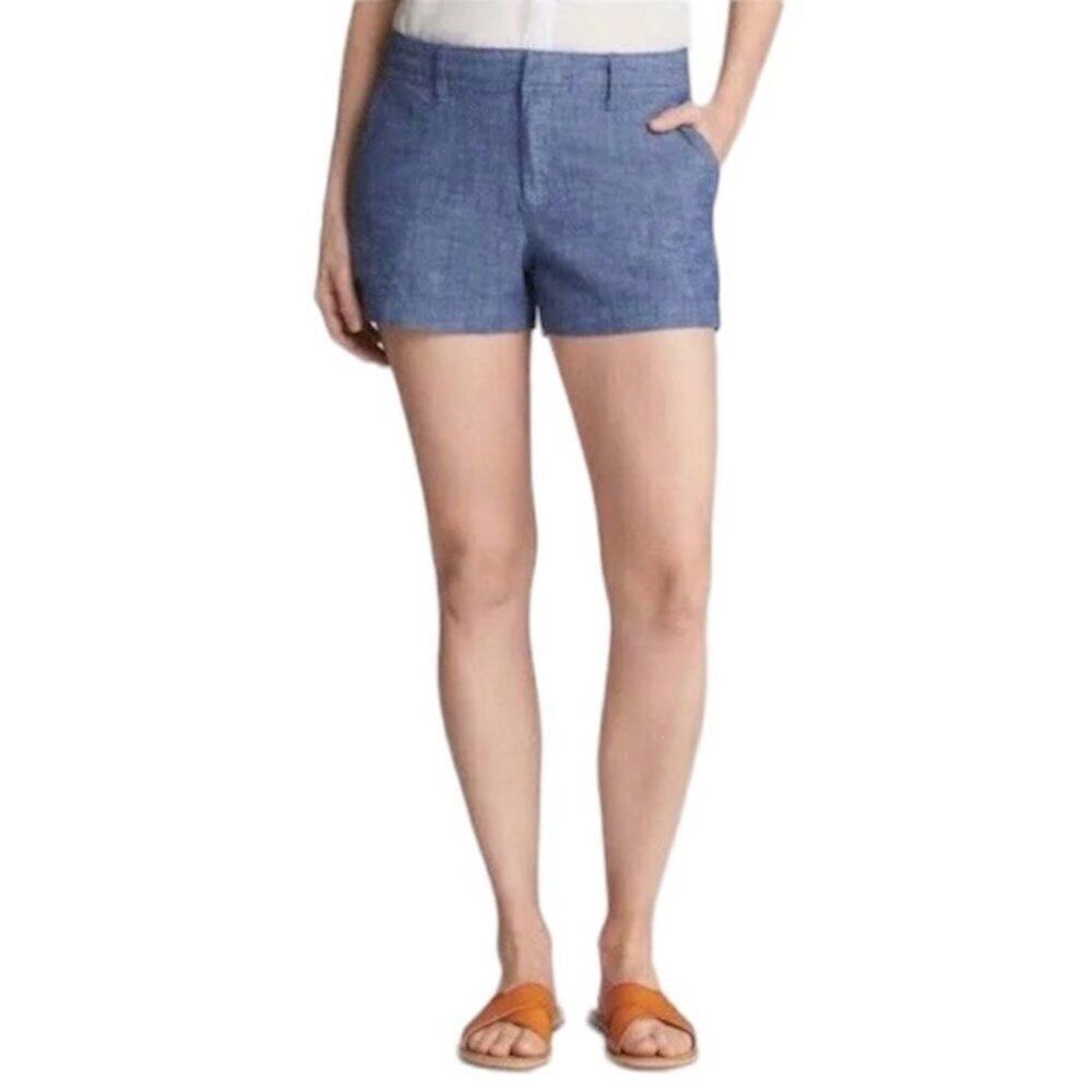 Khakis By Gap The City 3 Inch Linen Blend Shorts Size 16